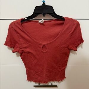 Women's burnt orange Top